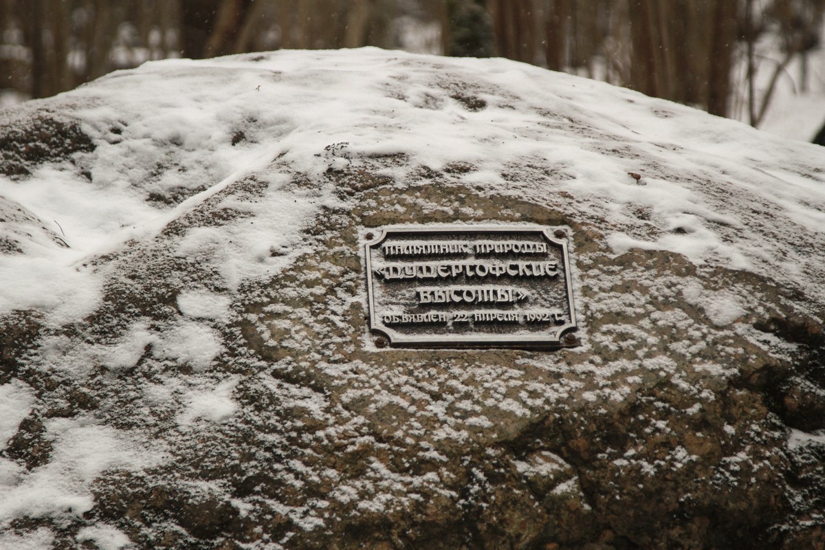 Камень Дудергофские высоты