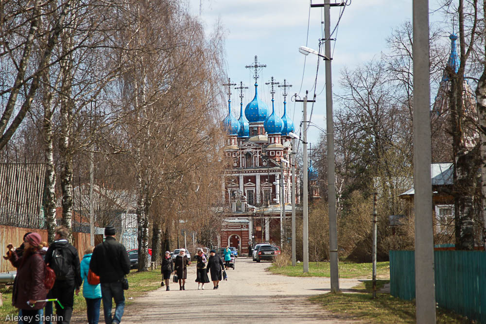 улица Карла Маркса и Казанская церковь