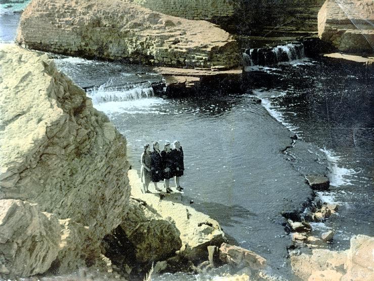 Гертовский водопад в 1950х годах
