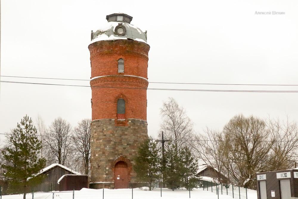 Водонапорная башня, построена примерно в 1904 - 1907 годах.