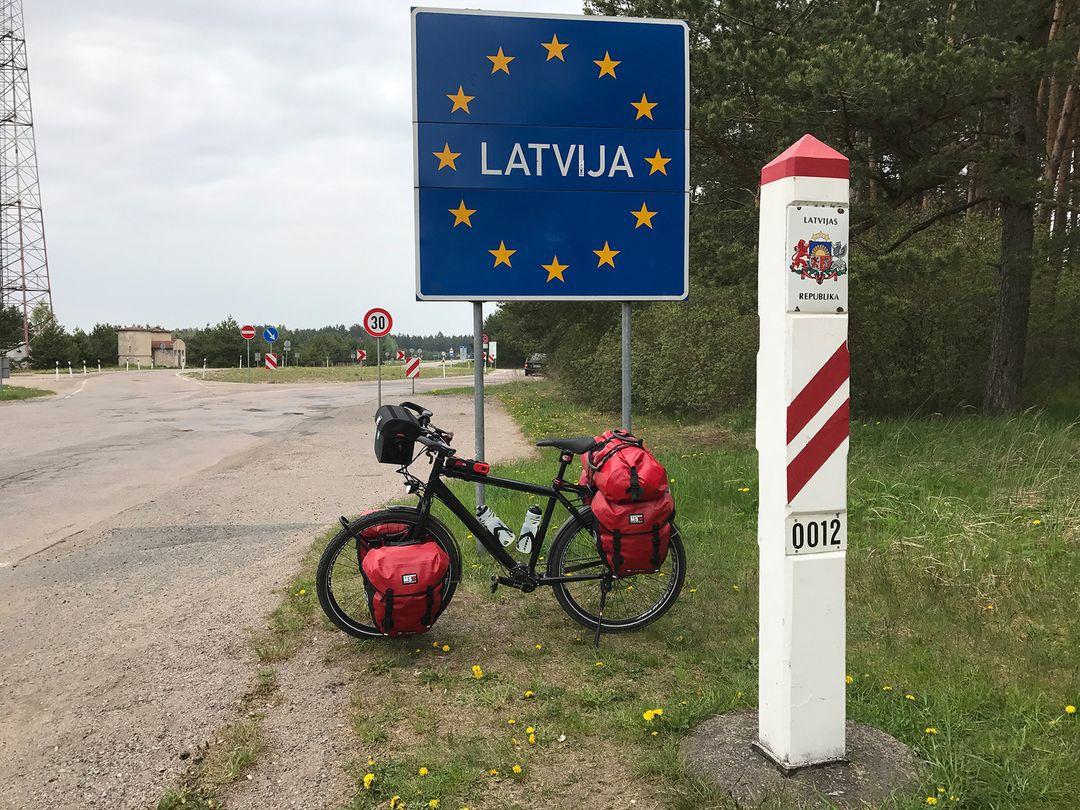 Велодорожка из России в Латвию