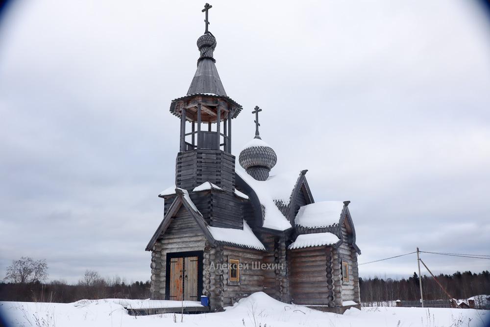Деревянная церковь Самона Едесского в Муе
