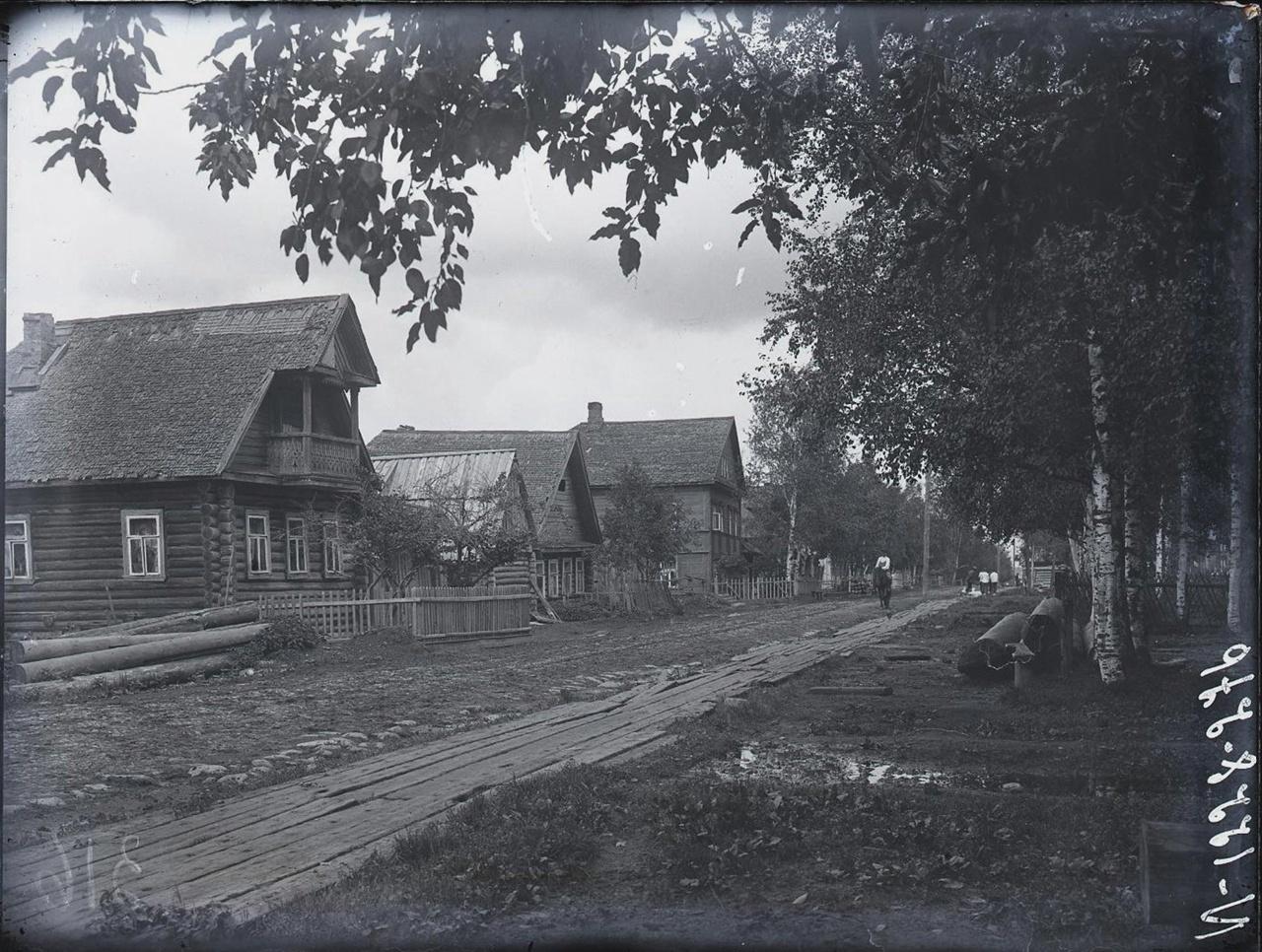 Вид улицы села Никольское. 1925г. Автор фото Беликов А.А.