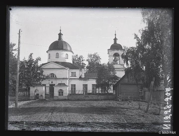 Общий вид храма. 1925г. Автор фото А.А.Беликов