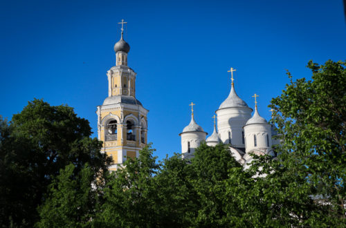 Спасская церковь и колокольня Прилуцкого монастыря в Вологде